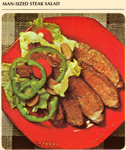 Man-Sized Steak Salad