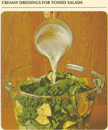 Creamy Dressings for Tossed Salads