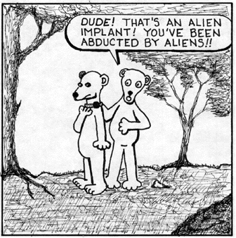 You were abducted by aliens