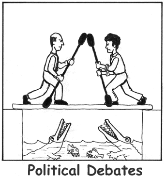 political debates in a perfect world