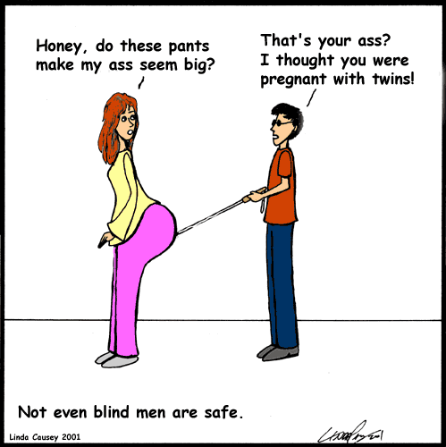 Not even blind men are safe