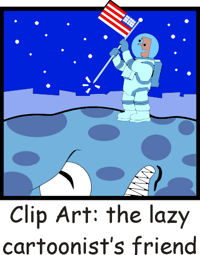 Clip Art: the lazy cartoonist's friend