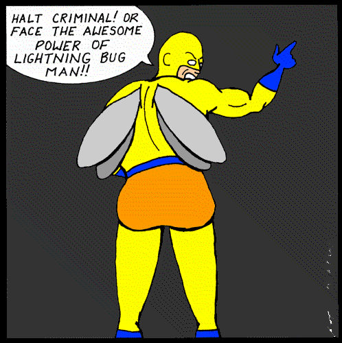 Lightning Bug Man - Animated