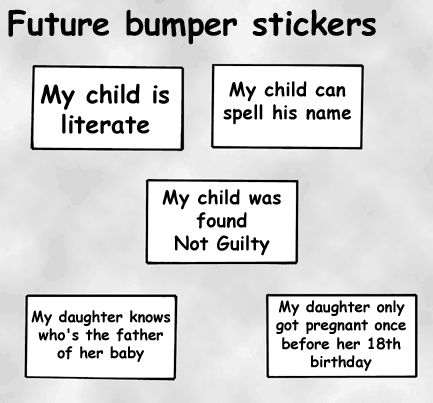 Future bumper stickers