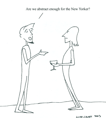 Are we abstract enough for the New Yorker?