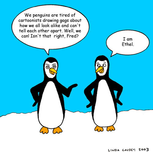 Penguins tired of stereotypes