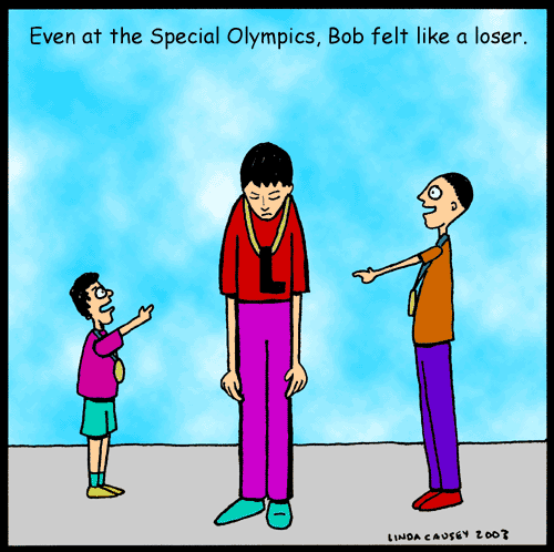 Even at the Special Olympics Bob felt like a loser