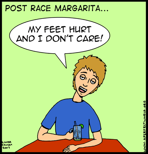 Post race margarita