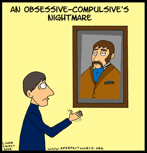 An obsessive-compulsive's nightmare - straight frame, crooked picture
