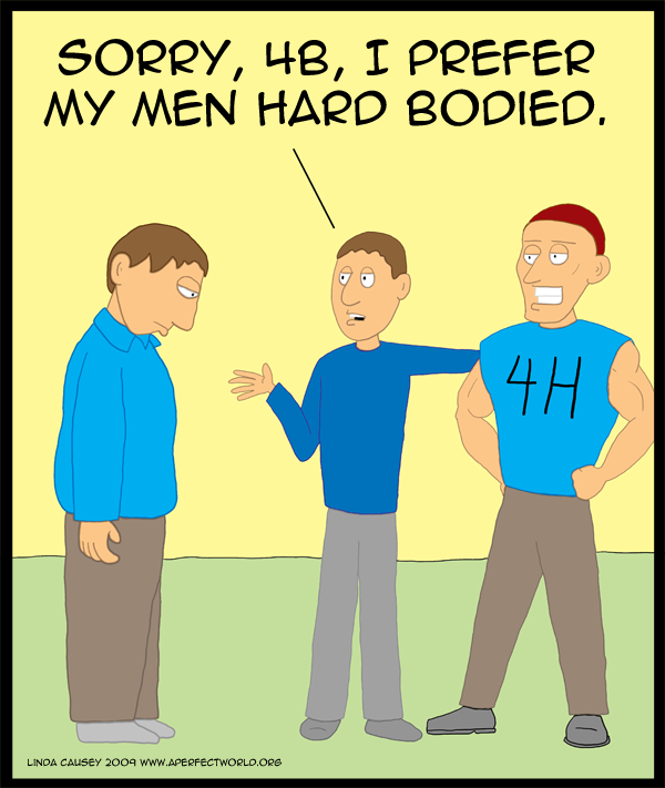 Sorry 4B, I like my men hard bodied