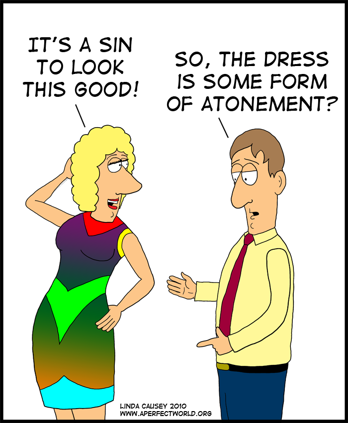 Is that dress some form of atonement for the sin of looking so good?