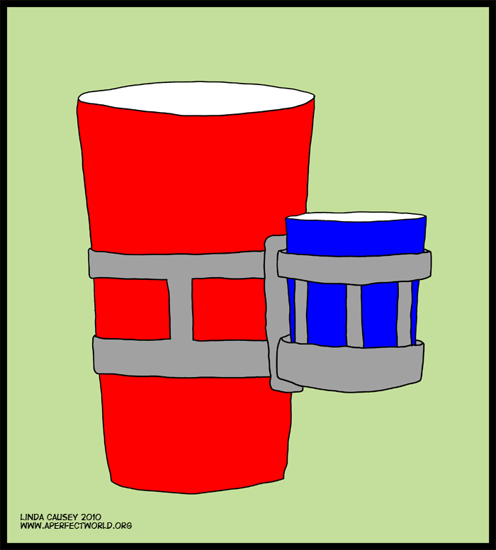 A cup cupholder