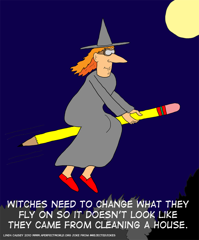 Witches should fly on something else
