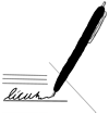 Pen signature